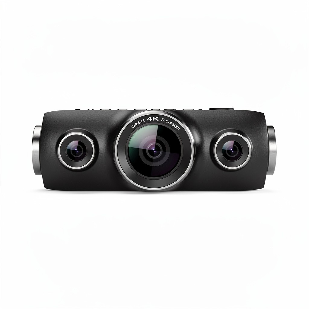 Dash Cam 4K 3-Channel