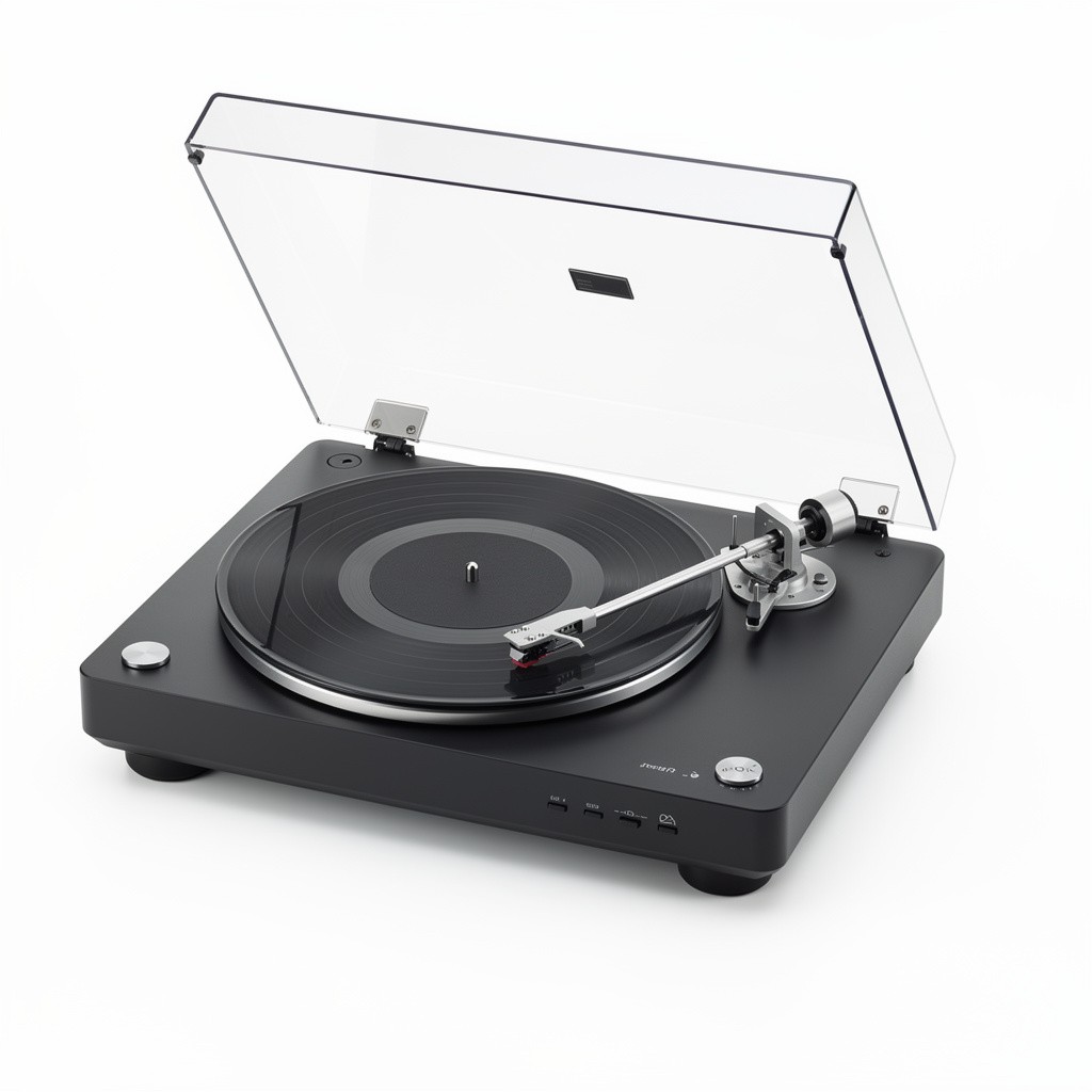 Vinyl Turntable Belt-Drive