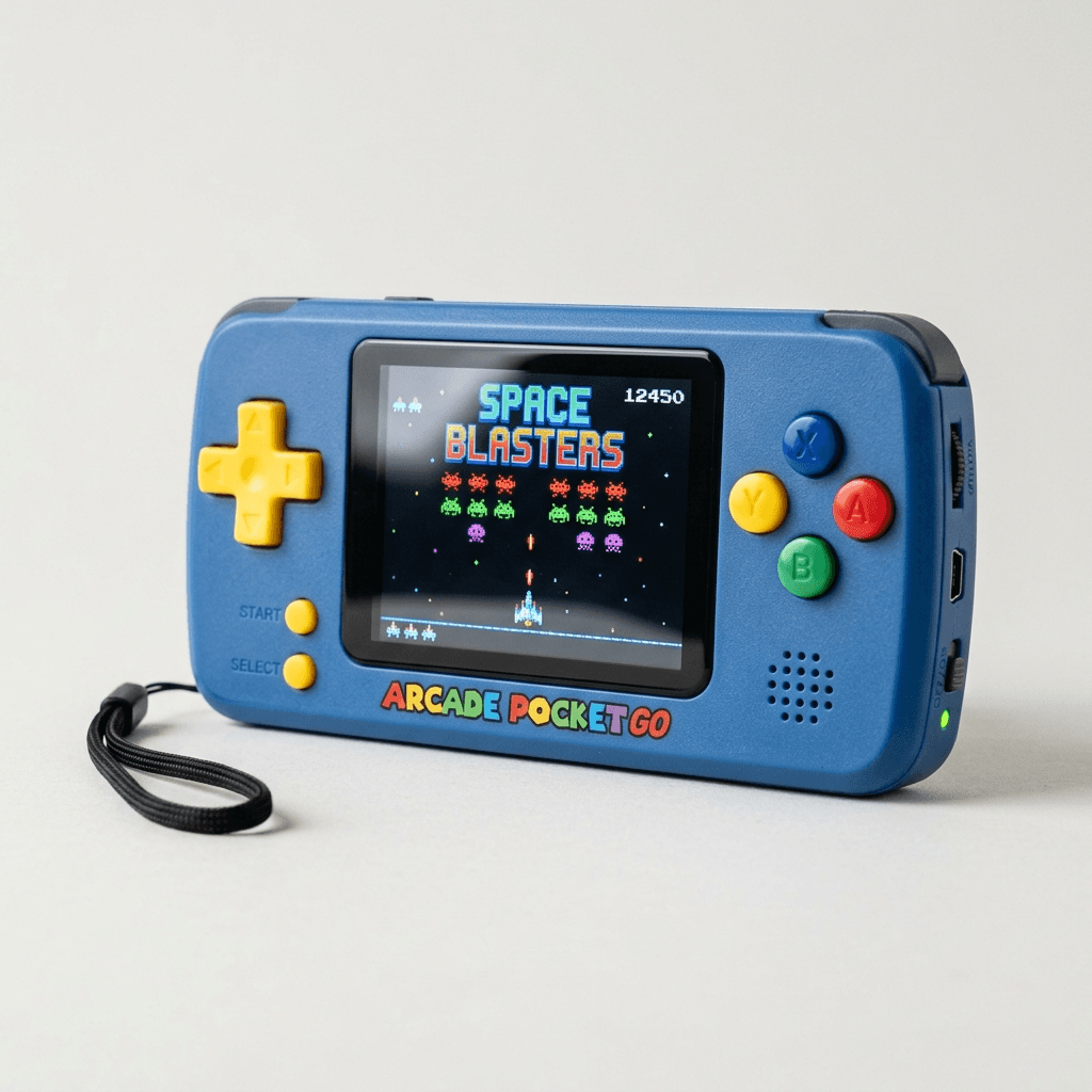 Pocket Mini Retro Arcade Console (400 Games)
