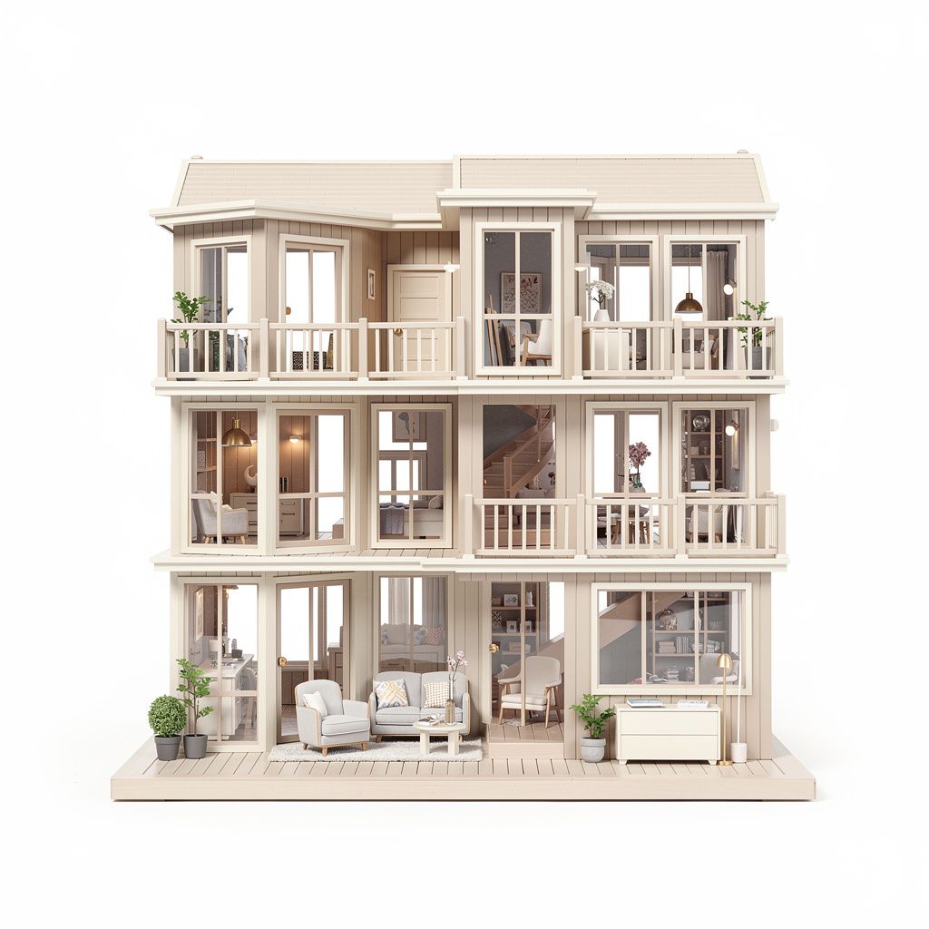 Dollhouse Mansion Modern