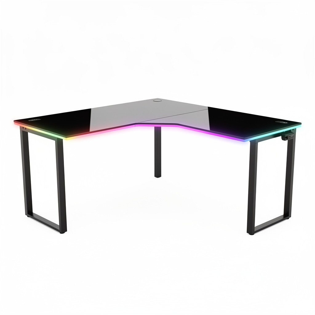 Gaming Desk RGB L-Shaped