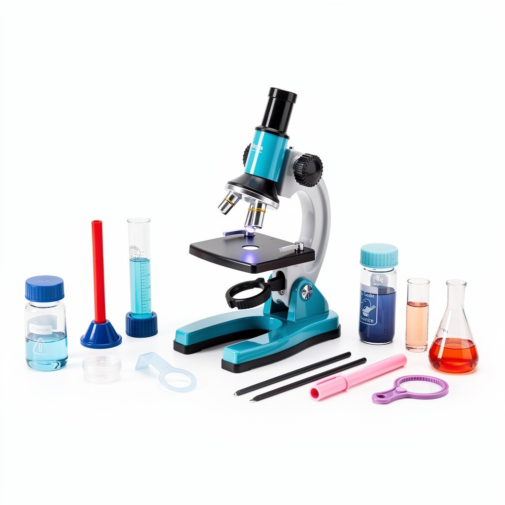 Kids Microscope Kit LED