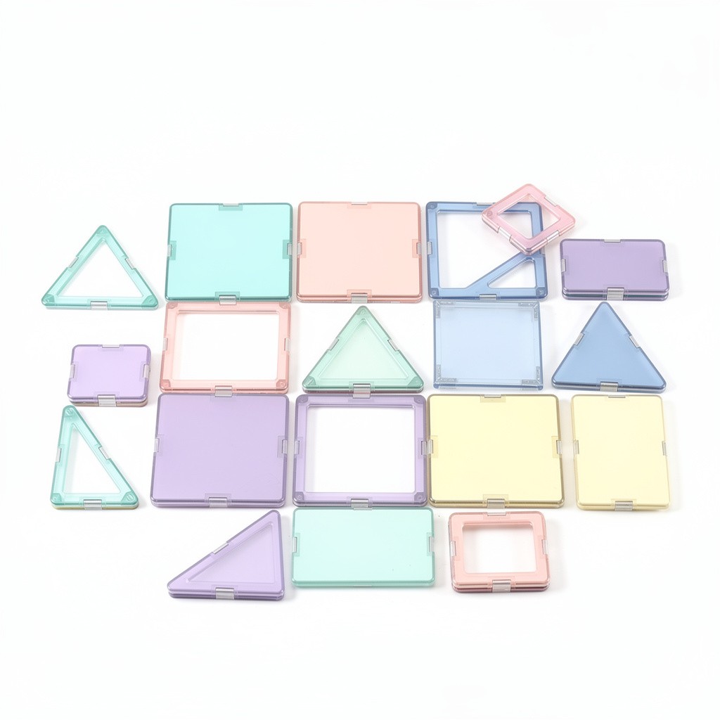 Magnetic Tiles (100pc) Pastel
