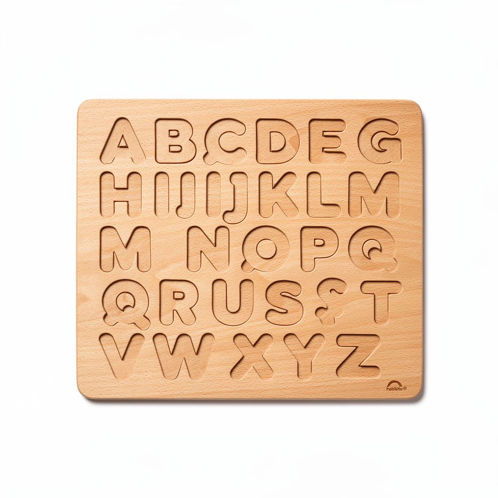 Wooden Puzzle Set Alphabet